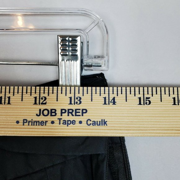 J. Crew Womens Dress Shorts Size 8 Black Zip Up with Tie Waist Flared Leg 3.5" - Picture 8 of 10